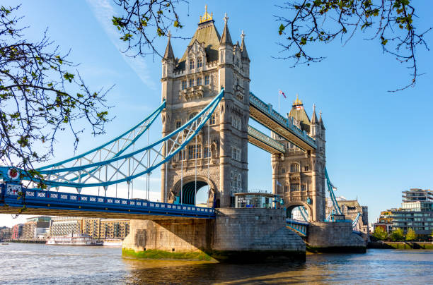 istock Famous Tower bridge over Thames river, London, UK 2159170780