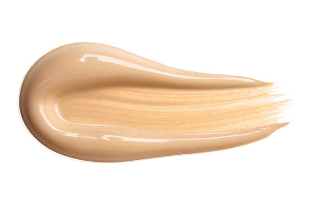 istock Smear of foundation on a blank background 2159178605