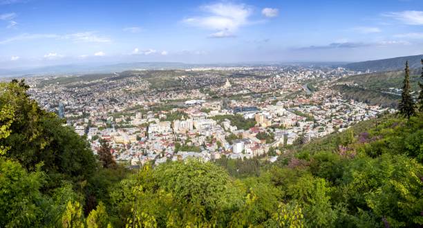 istock A panoramic view of Tbilisi from Mtatsminda 2159182878