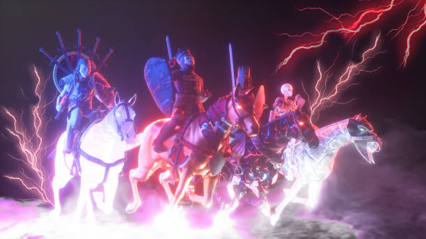 istock The Four Horsemen Apocalypse render 3d 2159193403