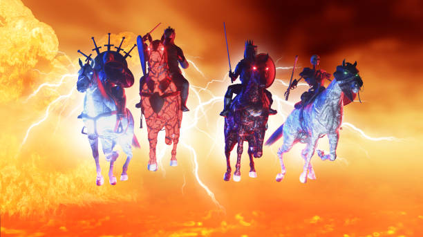 istock The Four Horsemen Apocalypse render 3d 2159193422