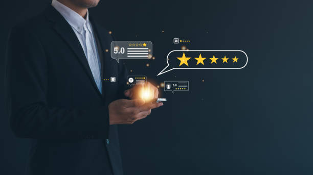 istock Customer review satisfaction feedback survey concept,  Customer can evaluate quality of service leading to reputation ranking of business.  experience concept best service for satisfaction service satisfaction. 2159196854
