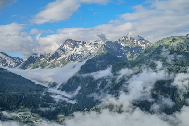 istock Overview from Pinzgau over the Austrian Alps 2159201178