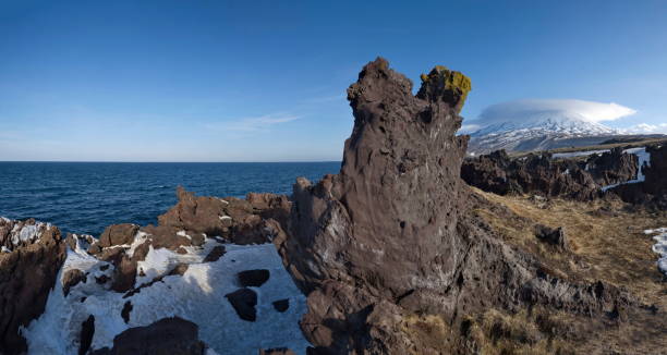 istock Basalt rocks of the Kuril Islands 2159201645