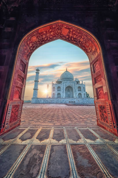 istock Taj Mahal Mausoleum in Agra 2159222713