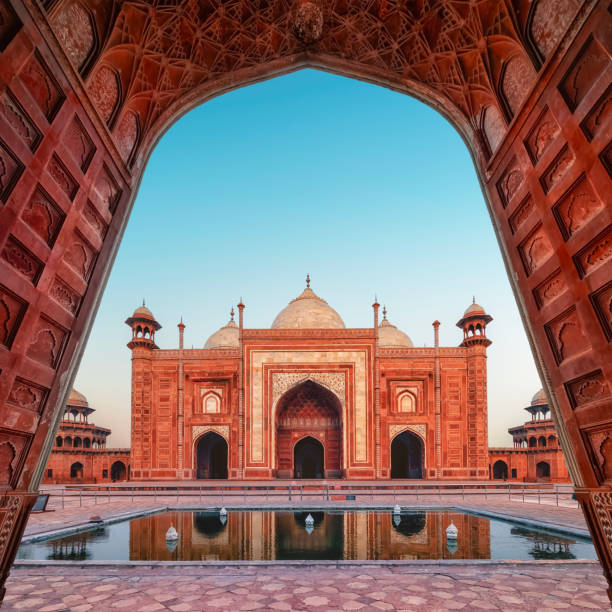 istock Taj Mahal mausoleum in Agra 2159222848