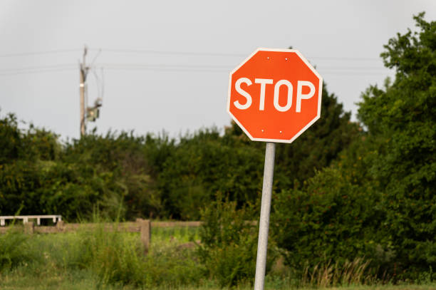 istock Stop and give way traffic sign 2159225565