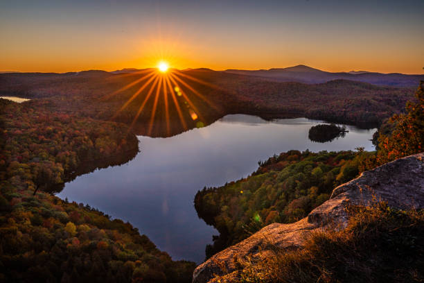 Sunset at Nichols Pond, VT