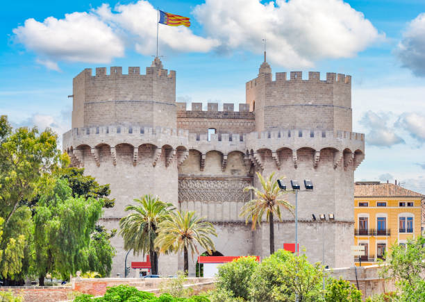 istock Serrans Towers and Gate (Torres de Serranos) in Valencia, Spain 2159230157