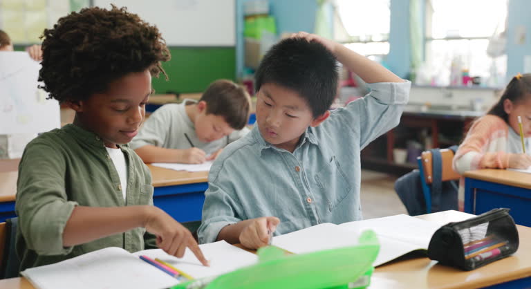 Inclass Test Image 6,500+ Kids Writing Test Stock Videos and Royalty-Free Footage - iStock