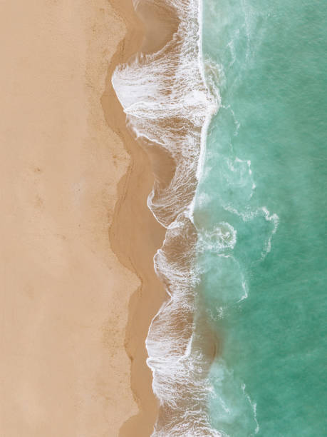 istock Aerial view of a sand beach 2159233822