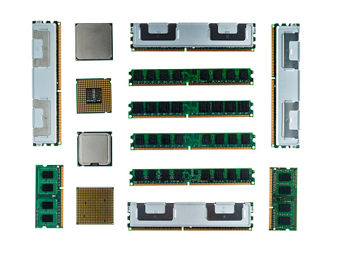 Cpu Modulos Central Processing Unit Cpu Server Computer Ram Modules Motherboard ...