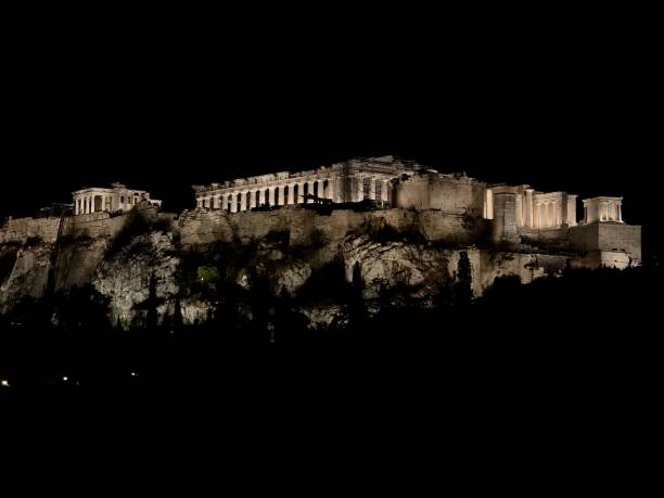 istock the acropolis of Athens at night 2159236201