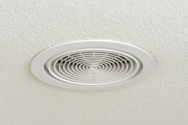 istock Air ventilation system in the ceiling of a modern building 2159237691
