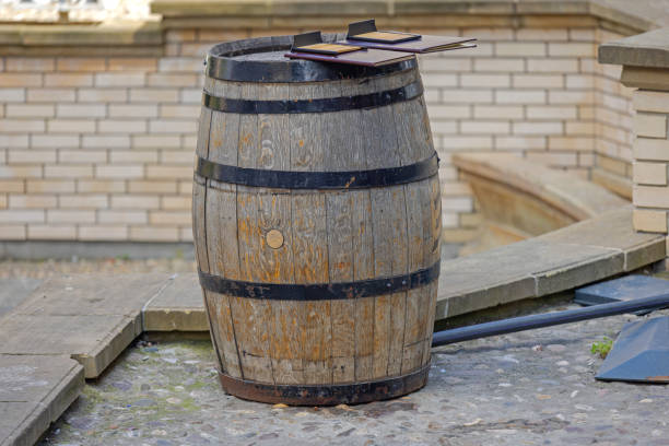 istock Wooden Wine Barrel 2159252763