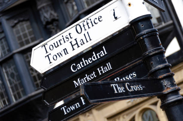 istock Tourist Signposts Around Chester 2159255056