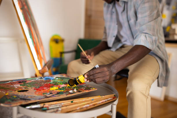 istock Male artist mixing colors 2159256762