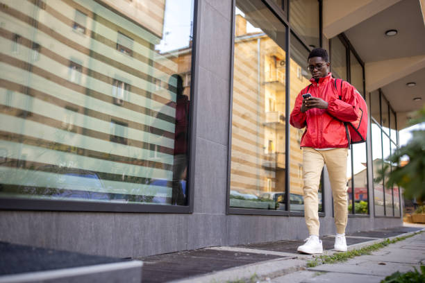 istock Delivery man searching for the address 2159258308