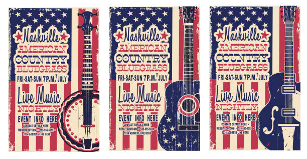 1,800+ American Flag Music Stock Illustrations, Royalty-Free