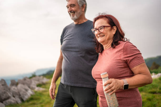 istock Senior Couple Enjoys Scenic Hike Together 2159269622
