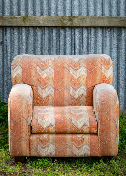 istock Old armchair in garden 2159273106