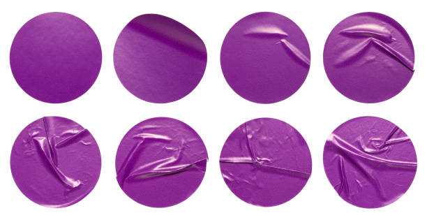istock purple round adhesive stickers 2159279225