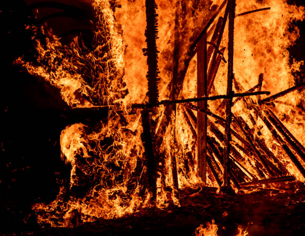 istock Bonfire on the southern hemisphere solstice. 2159290537