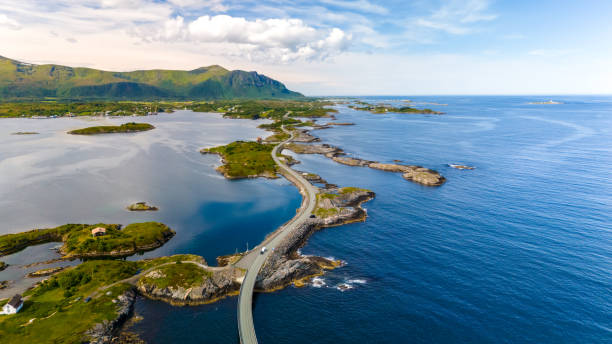 istock Atlantic Road Bridge and Scenic Norwegian Coastline 2159290583