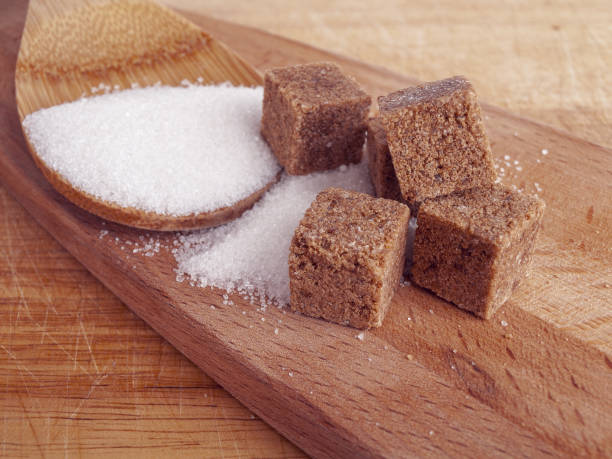 istock refined sugar cubes from sugar toast, brown sugar 2159290695