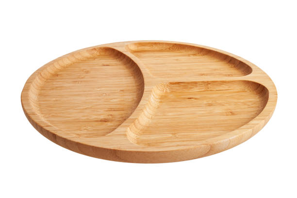 istock wooden plate isolated on white background 2159292963
