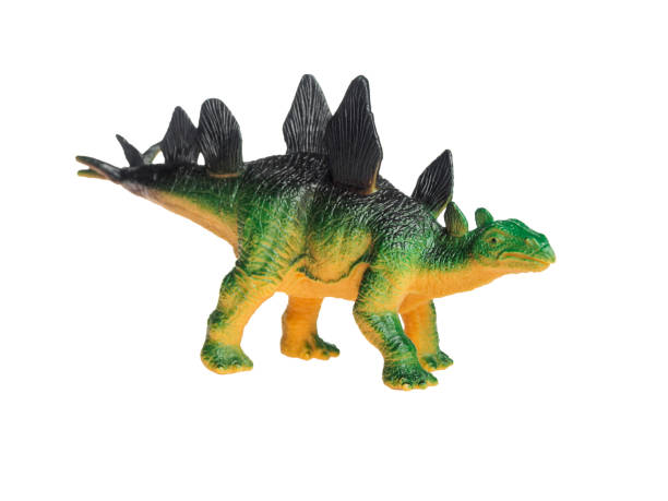istock Dinosaur figurine model for children's games, isolated on white background 2159294111