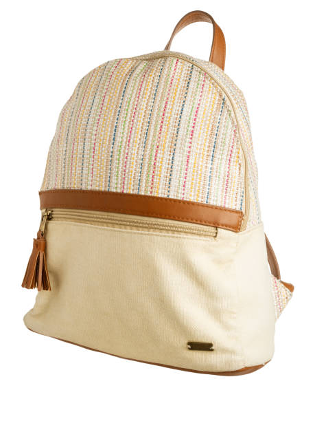 istock Textile backpack bag for everyday casual style, isolated on white background 2159294134