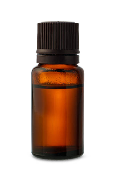 istock Amber Glass Dropper Bottle With Black Cap 2159294777