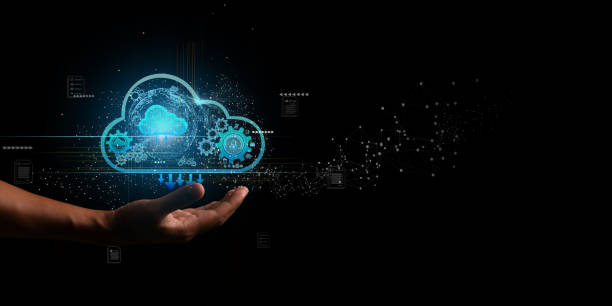 istock cloud technology concept Global network of global business Megatrends on the Internet for Telecommunication. 2159295206