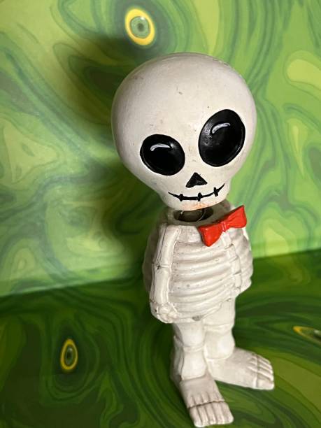istock Funny Halloween figure with red bow tie. 2159295631