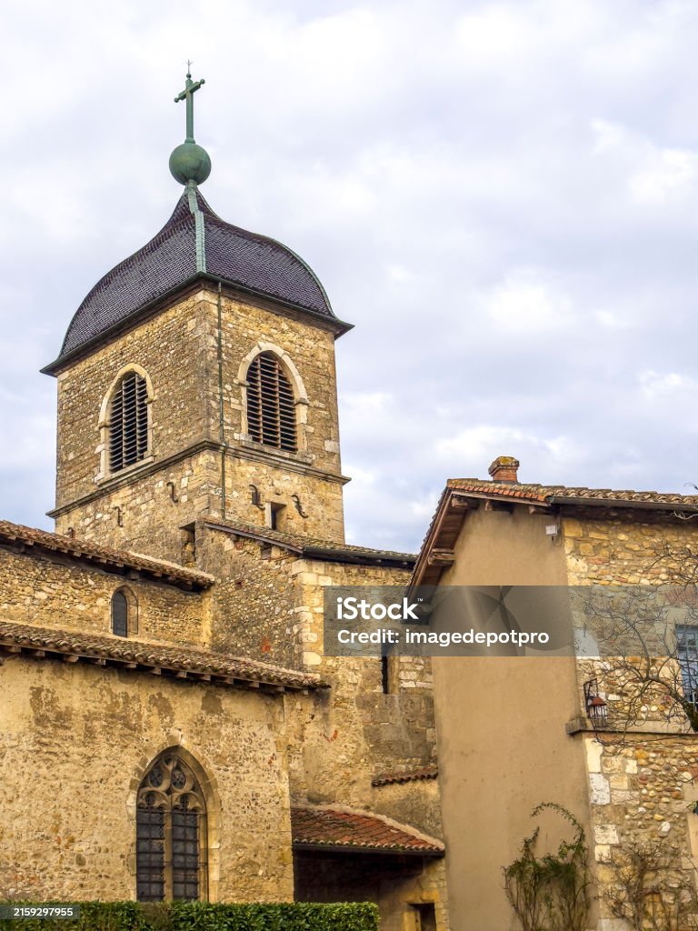 Churches Near Perouges France Architectural Detail From Medieval Church Saint Mary Magdalene In ...