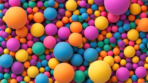 istock Huge pile of colorful bright soft balls in different sizes 2159302424