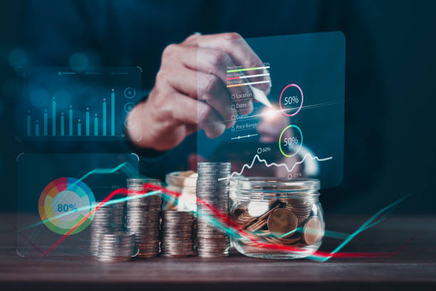 istock Strategic Planning with Pyramid of Coins in Background 2159304219