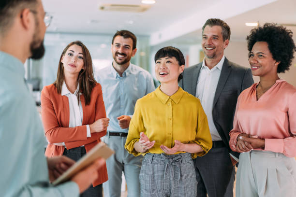 istock Team of professionals during a meeting. 2159311925