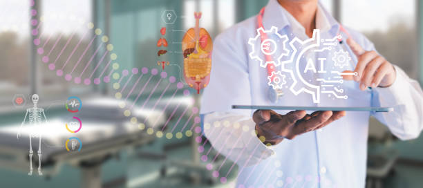 istock Doctors use artificial intelligence technology to examine patients and diagnose diseases. 2159315714