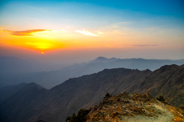 istock A beautiful landscape of Al Hada Mountains, During Sunset. 2159319101