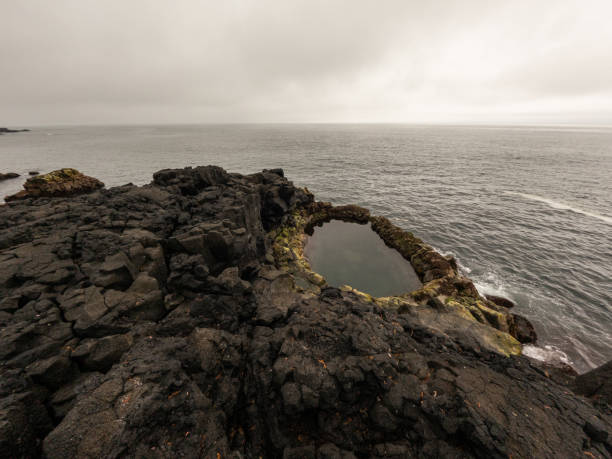 istock Rocky Coastal Pool on Overcast Day 2159319276