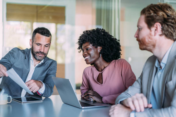 istock Business persons on meeting in the office. 2159321499