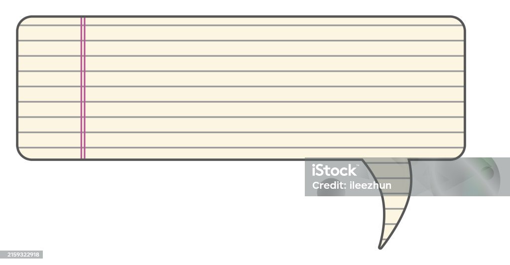 Comment Symbol Note Book Texture Copy Space Stock Illustration ...