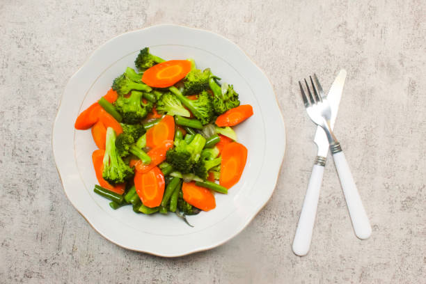 istock a plate of cooked vegetables 2159325862