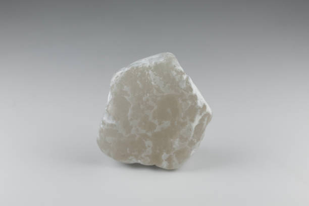 Fluorite mineral crystal sample for science and geology.
