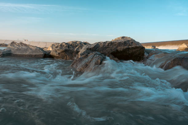 blurred water surface