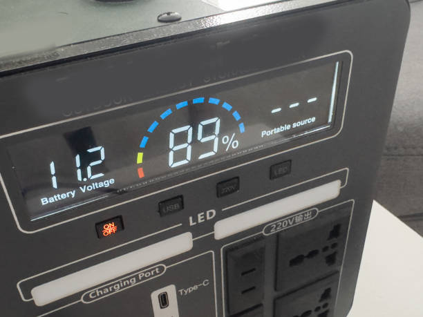 istock Electric power converter with a digital display 2159334478