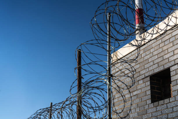Barbed Wire Fence, Long Island, New York