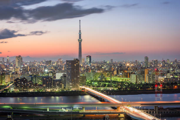 istock Tokyo, Japan Cityscape at Twilight 2159347505